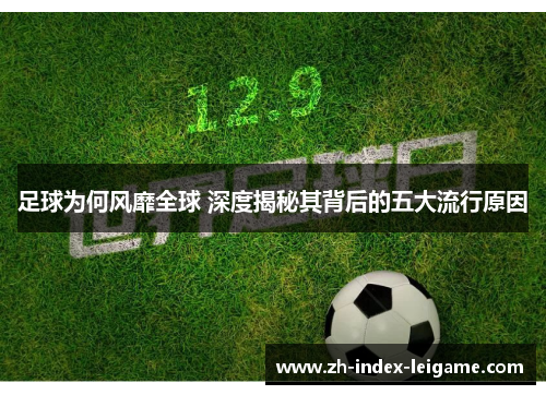 足球为何风靡全球 深度揭秘其背后的五大流行原因